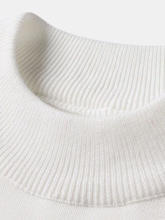 Eleazar |  Lined Mock Neck Jumper