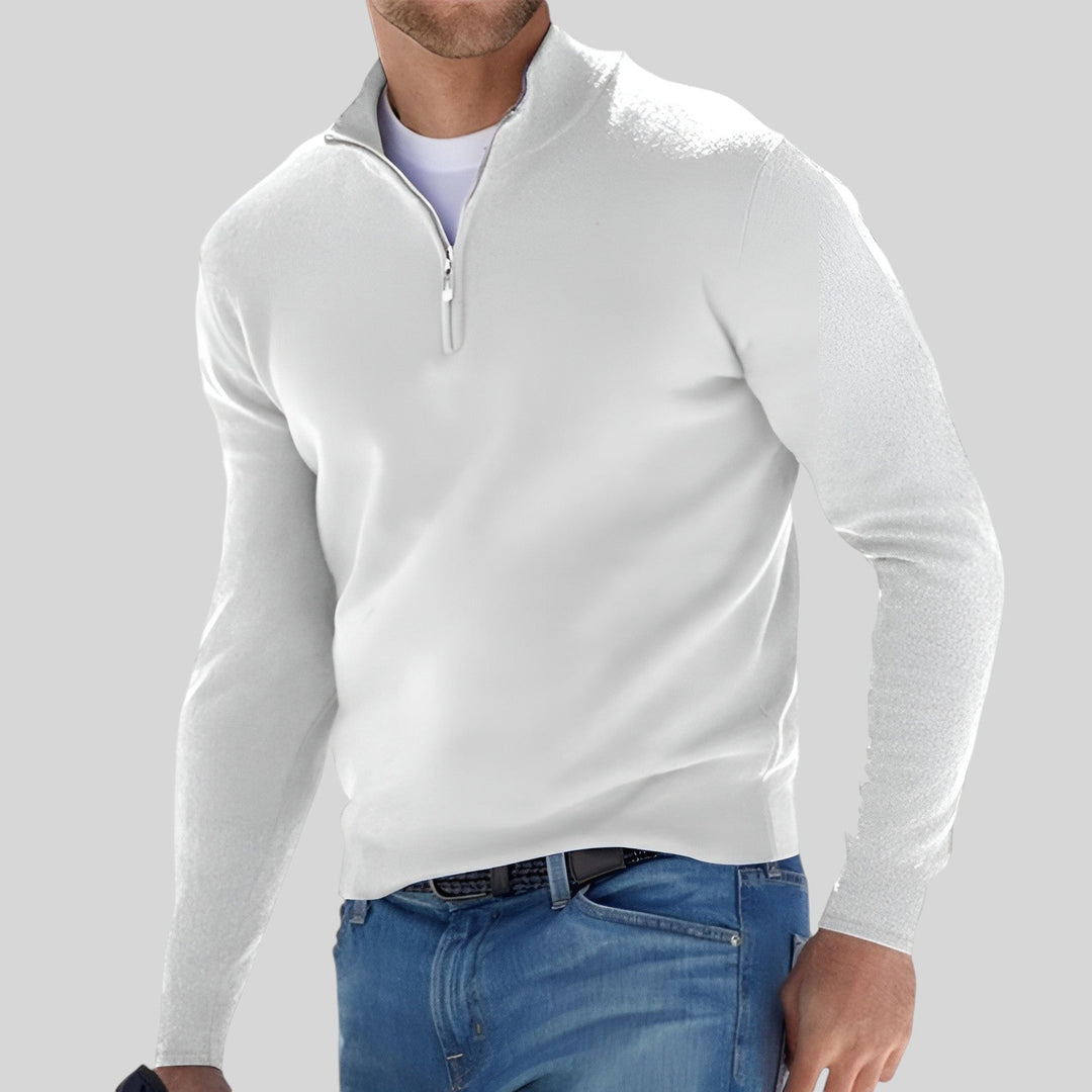 Ollie | Luxe Men's Half-Zip Jumper