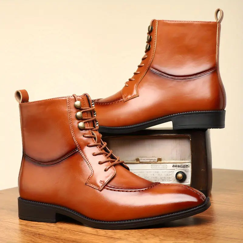 Nash | Oxford Leather Boots