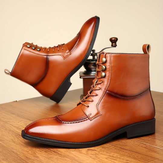 Nash | Oxford Leather Boots