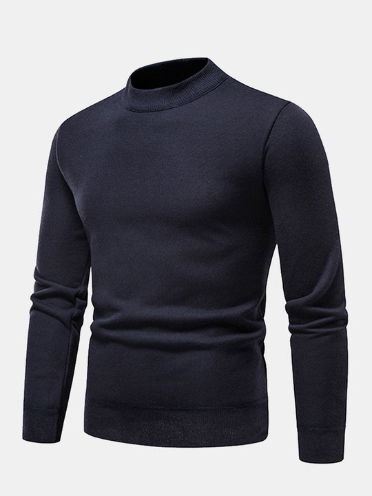 Eleazar |  Lined Mock Neck Jumper