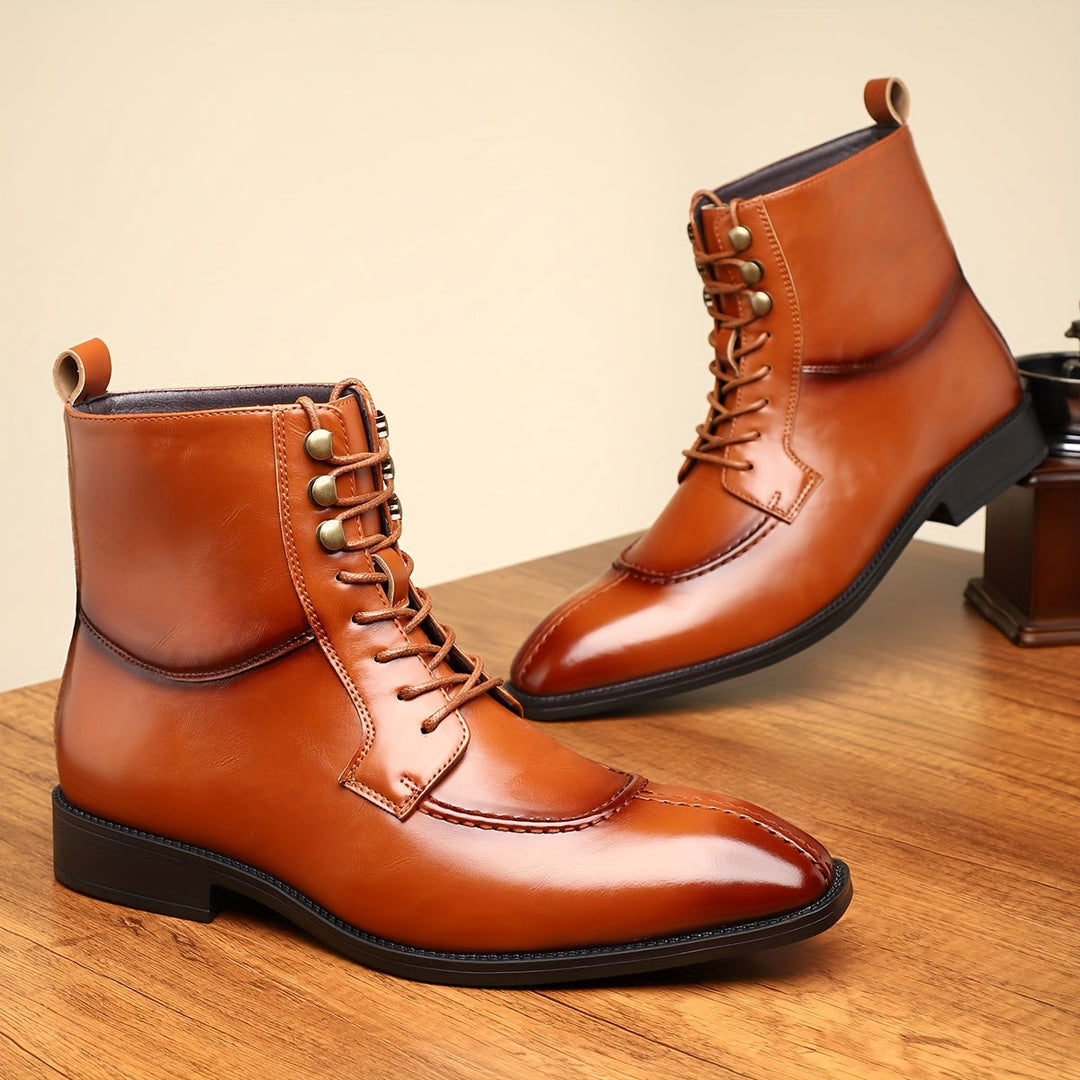 Nash | Oxford Leather Boots