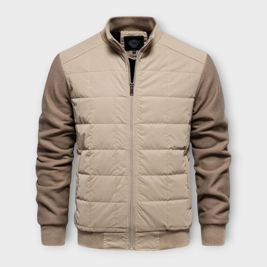 Harvey | Men's Quilted Bomber Jacket