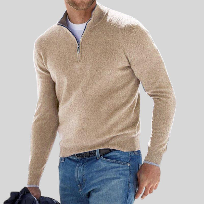 Ollie | Luxe Men's Half-Zip Jumper