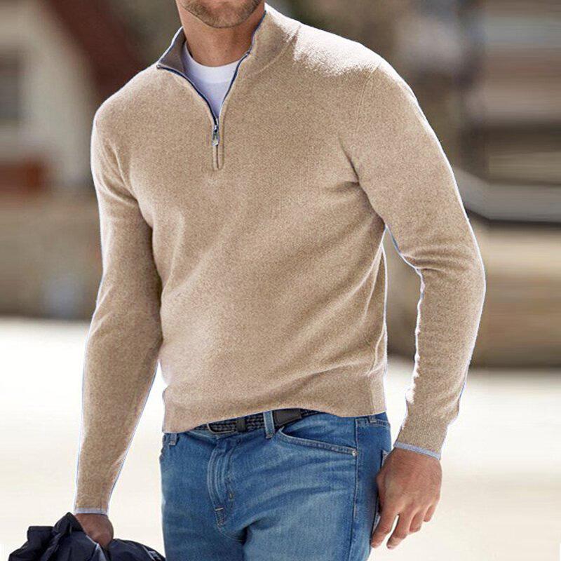 Ollie | Luxe Men's Half-Zip Jumper