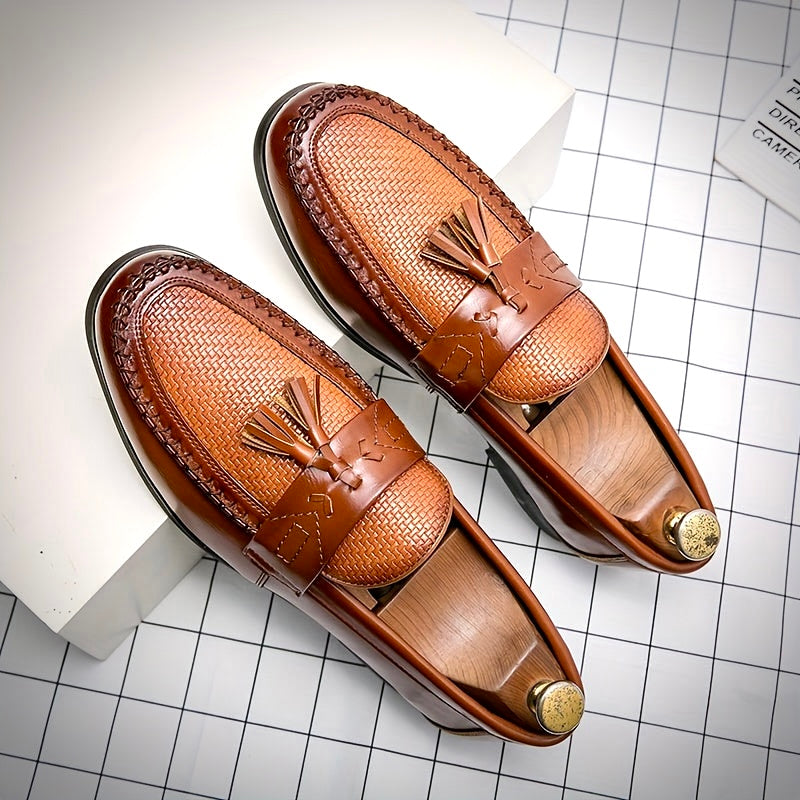 Vance | Retro Leather Loafers