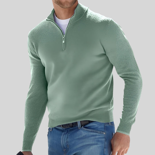 Ollie | Luxe Men's Half-Zip Jumper