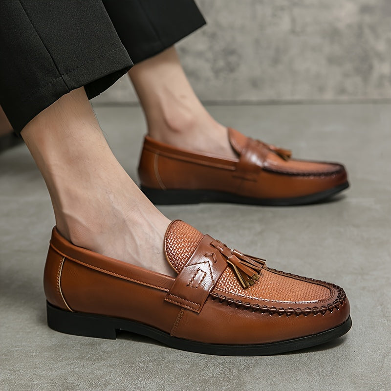 Vance | Retro Leather Loafers