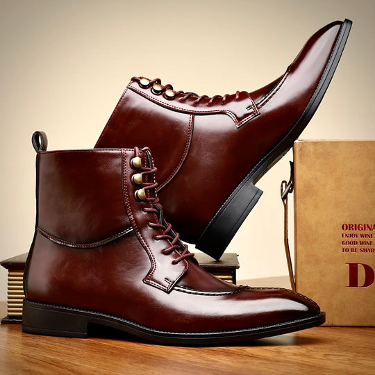 Nash | Oxford Leather Boots