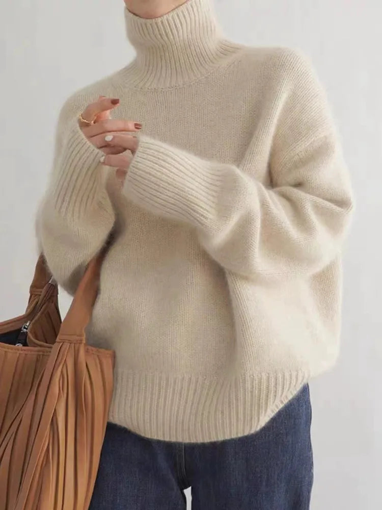 Becca | Comfortable, knitted, soft turtleneck Sweater