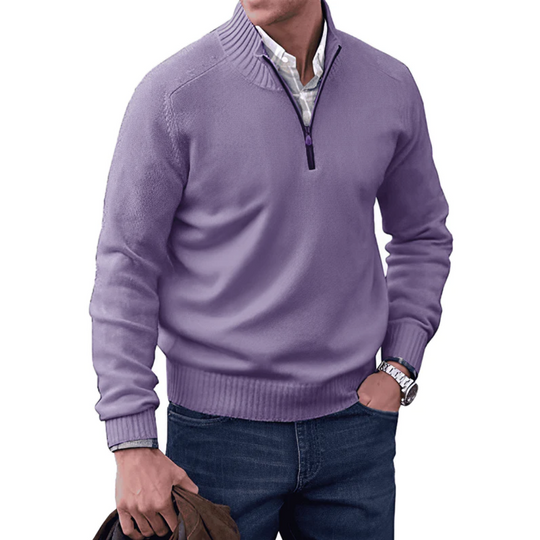 Clyde | Stylish Cashmere Zipper Sweater