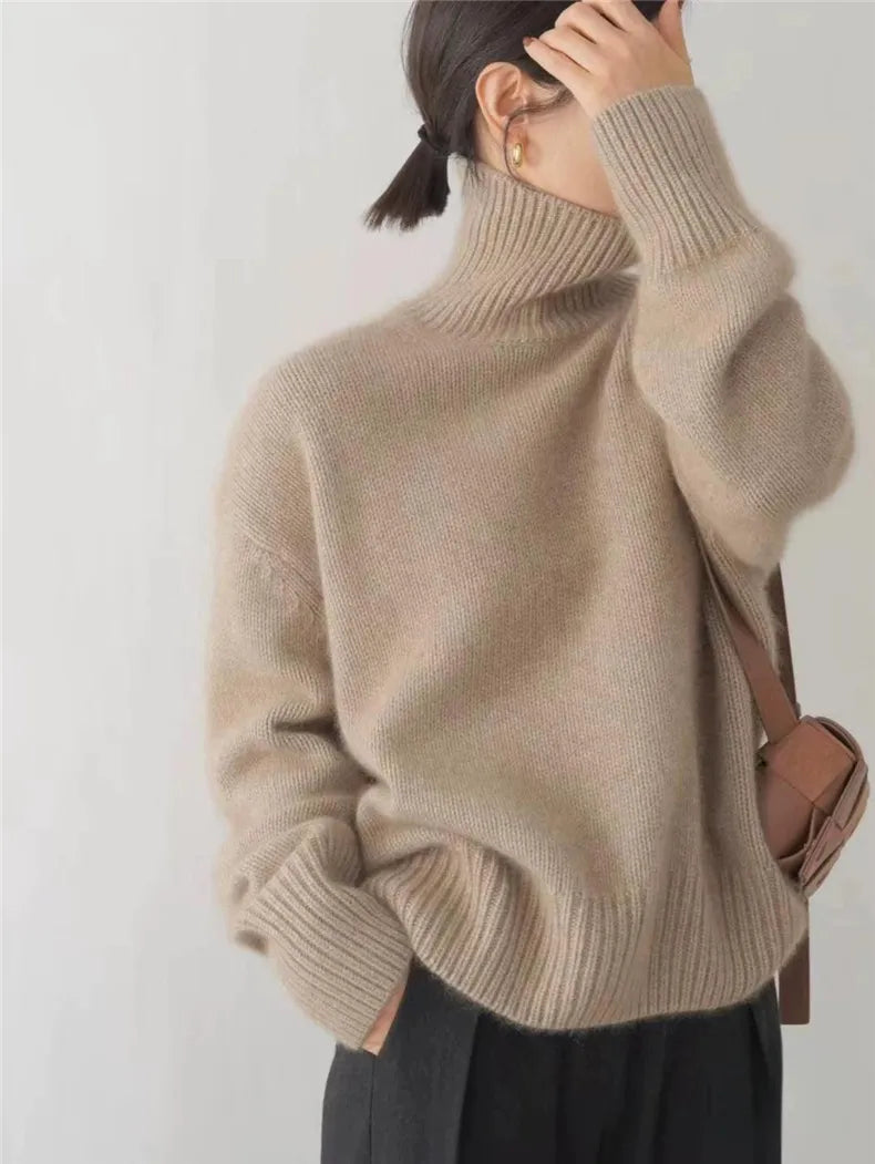 Becca | Comfortable, knitted, soft turtleneck Sweater