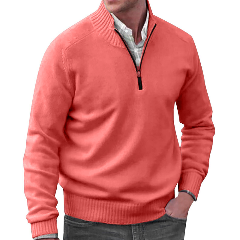 Clyde | Stylish Cashmere Zipper Sweater