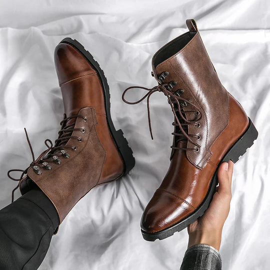 Finn | Leather Western Boots