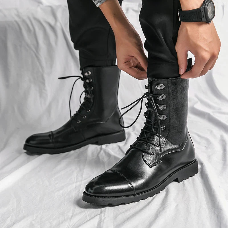 Finn | Leather Western Boots