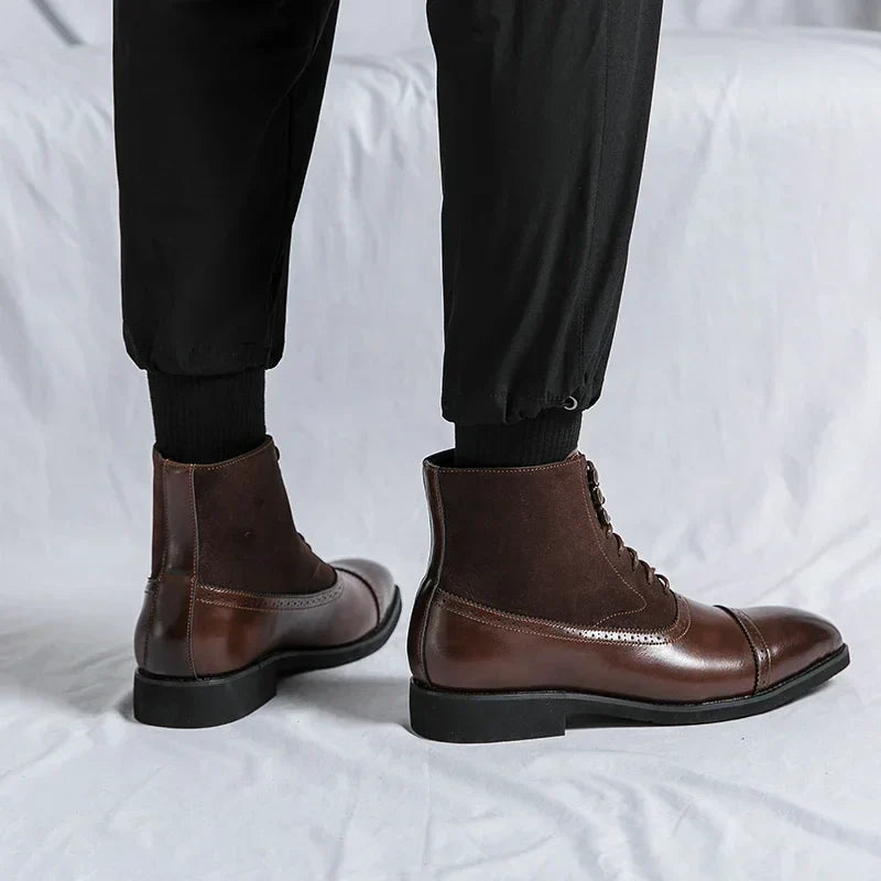 Chad | Classic Lace-Up Leather Boots