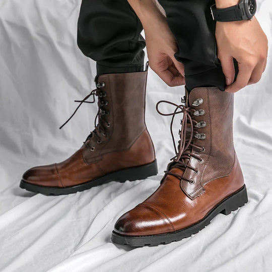 Finn | Leather Western Boots