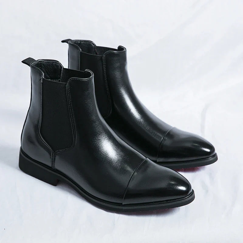 Damien | Genuine Leather Chelsea Boots