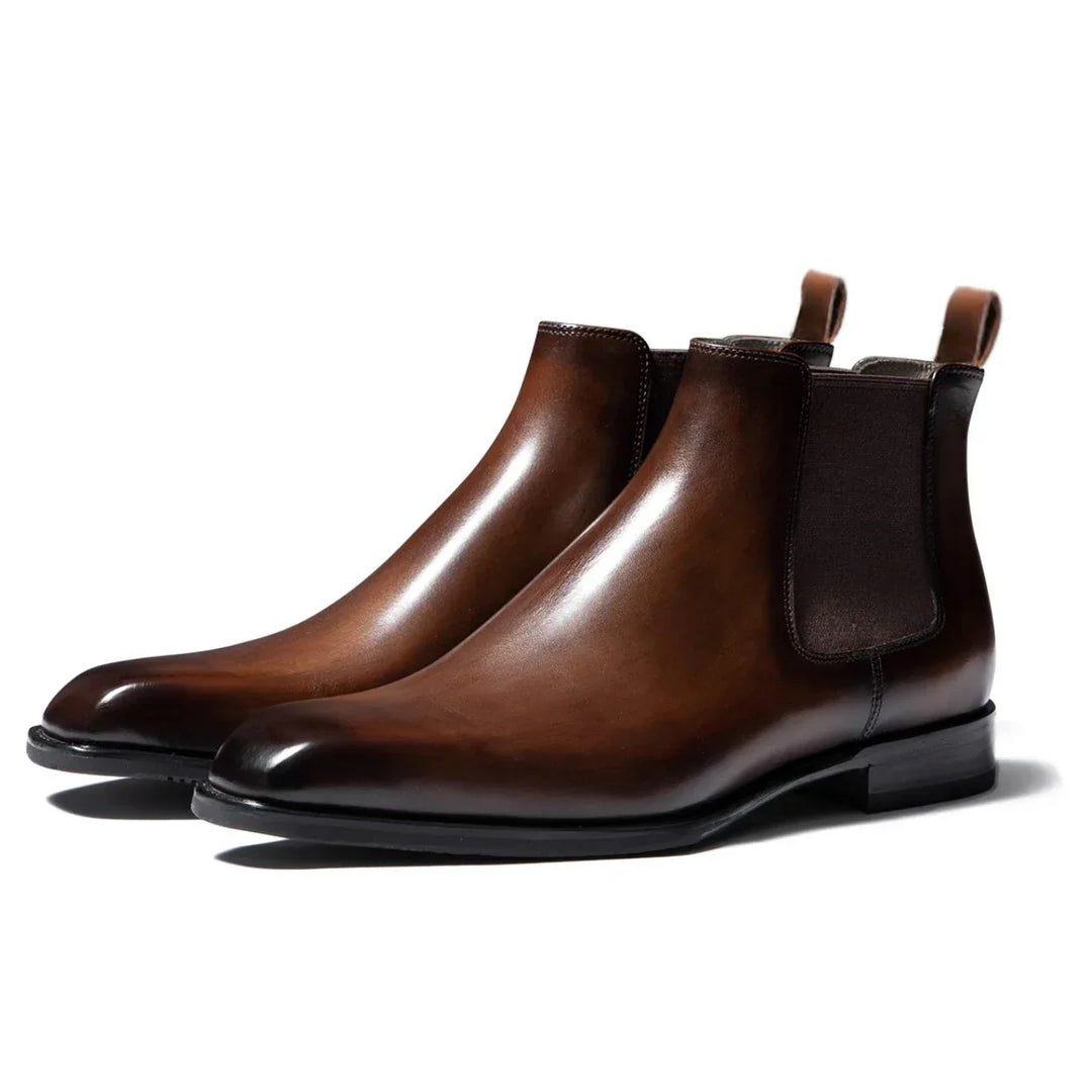 James | Genuine Leather Chelsea Boots