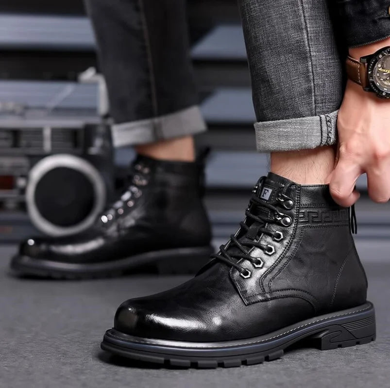 Jeremiah | Men's Leather Ranger Boots