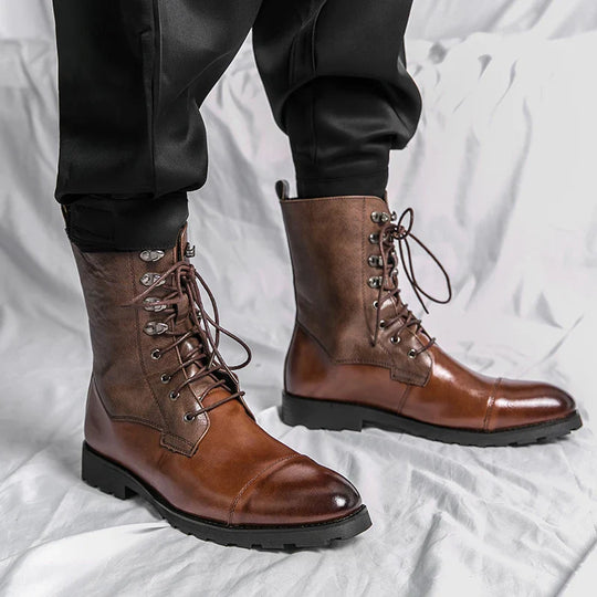 Finn | Leather Western Boots