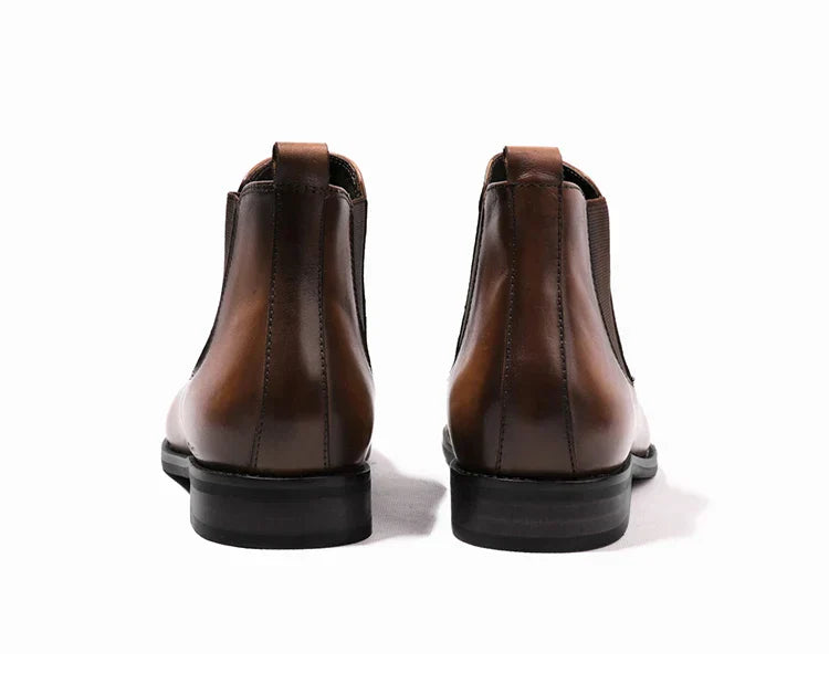 James | Genuine Leather Chelsea Boots