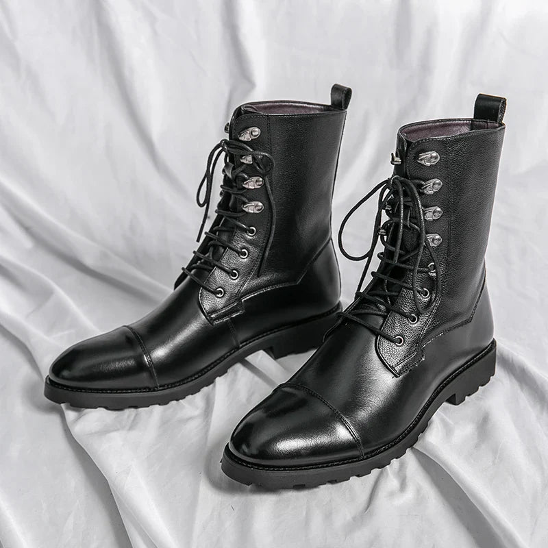 Finn | Leather Western Boots