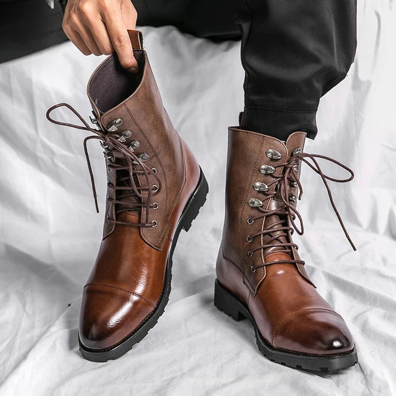 Finn | Leather Western Boots