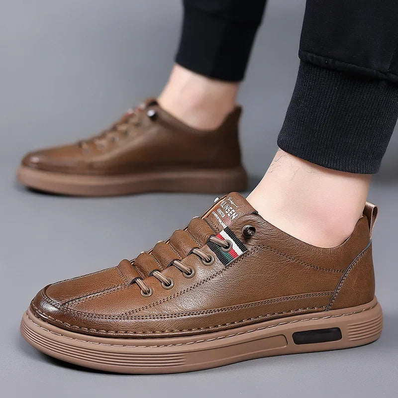 Fabian | Men's Leather Board Shoes