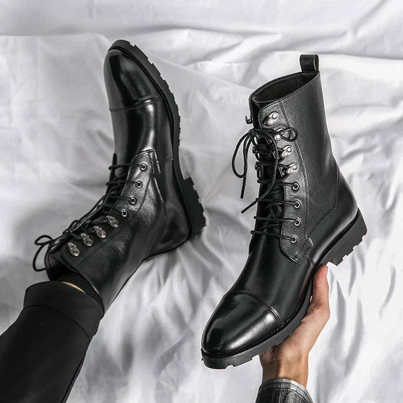 Finn | Leather Western Boots