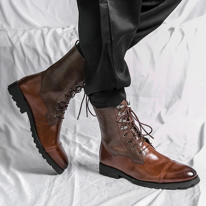 Finn | Leather Western Boots