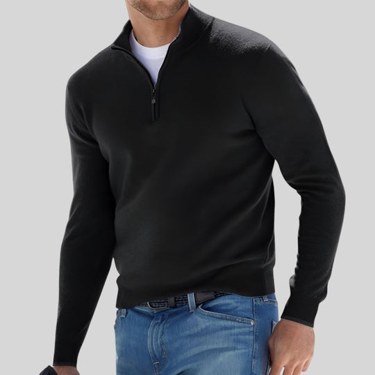 Ollie | Luxe Men's Half-Zip Jumper