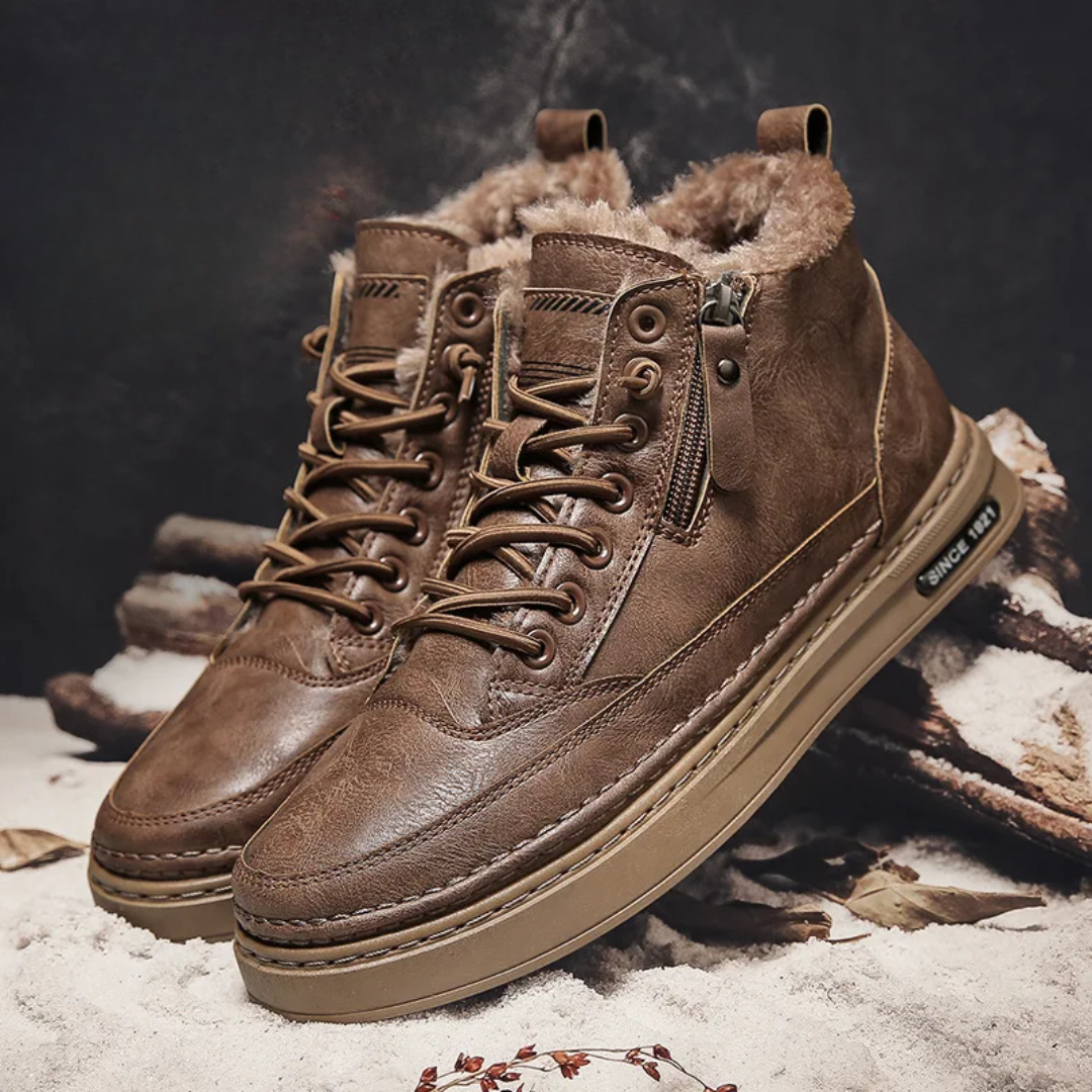 Bryson | Wide-fit Leather Winter Boots