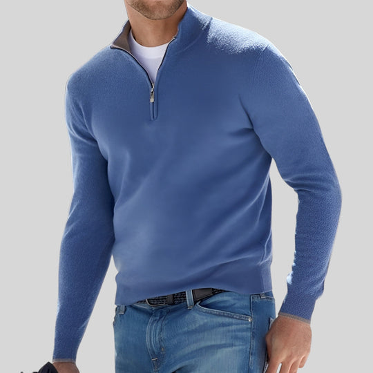 Ollie | Luxe Men's Half-Zip Jumper