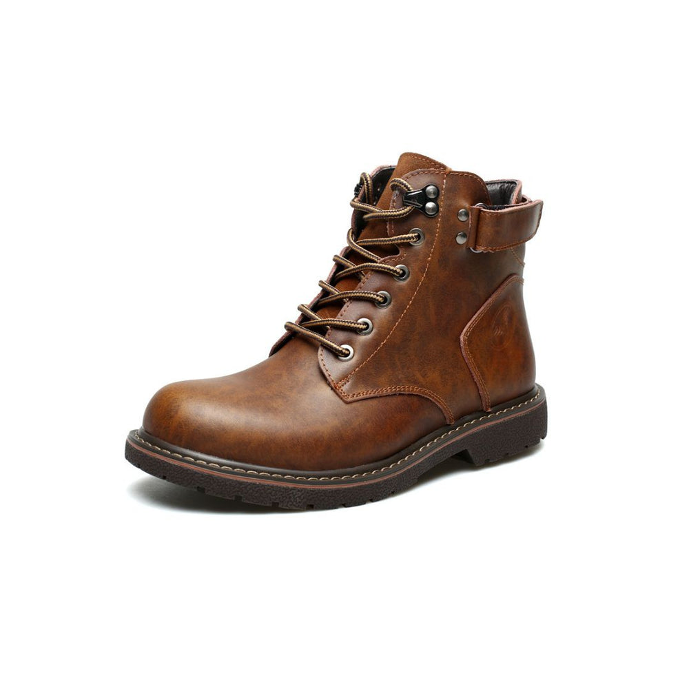 Robert | Leather Boots With Strap