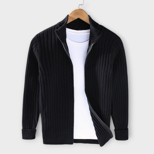 Casper  | Men’s Ribbed Casual Lightweight Cardigan