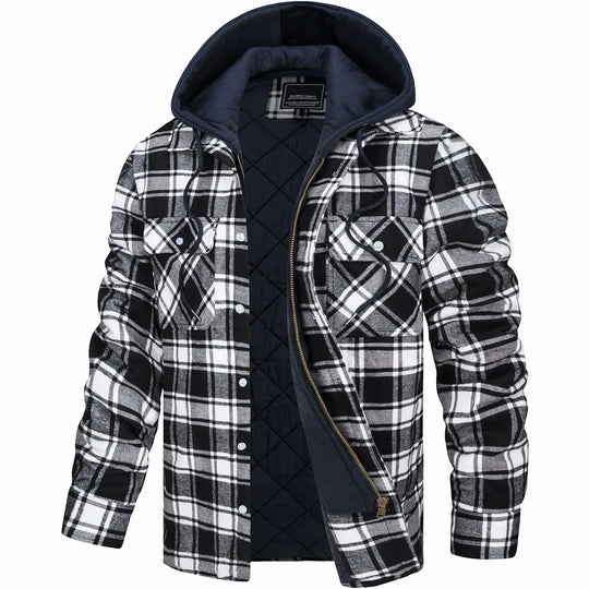 Clinton | Checked jacket with zip