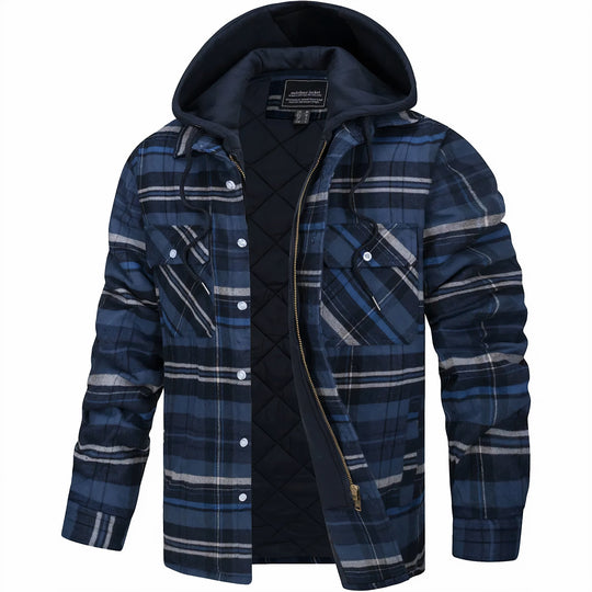 Clinton | Checked jacket with zip